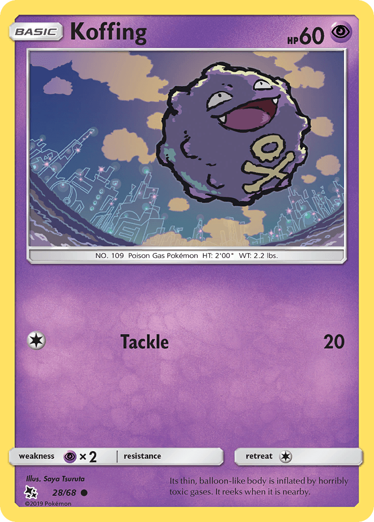Koffing Pokémon card