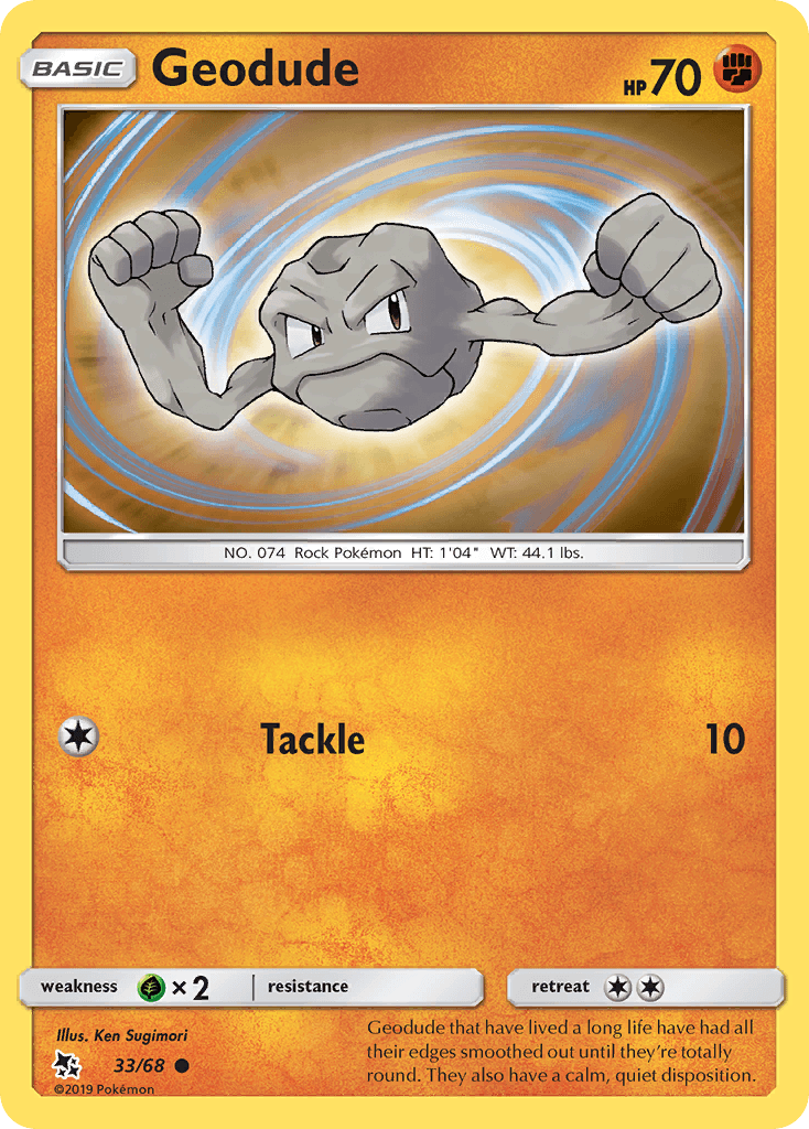 Geodude Pokémon card