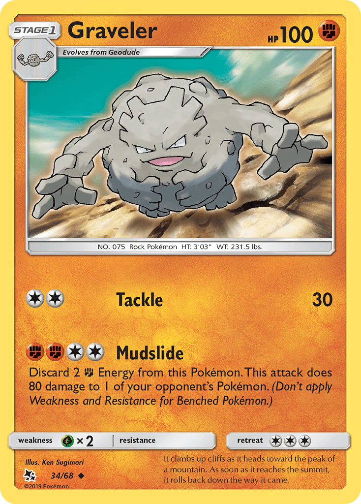 Graveler Pokémon card