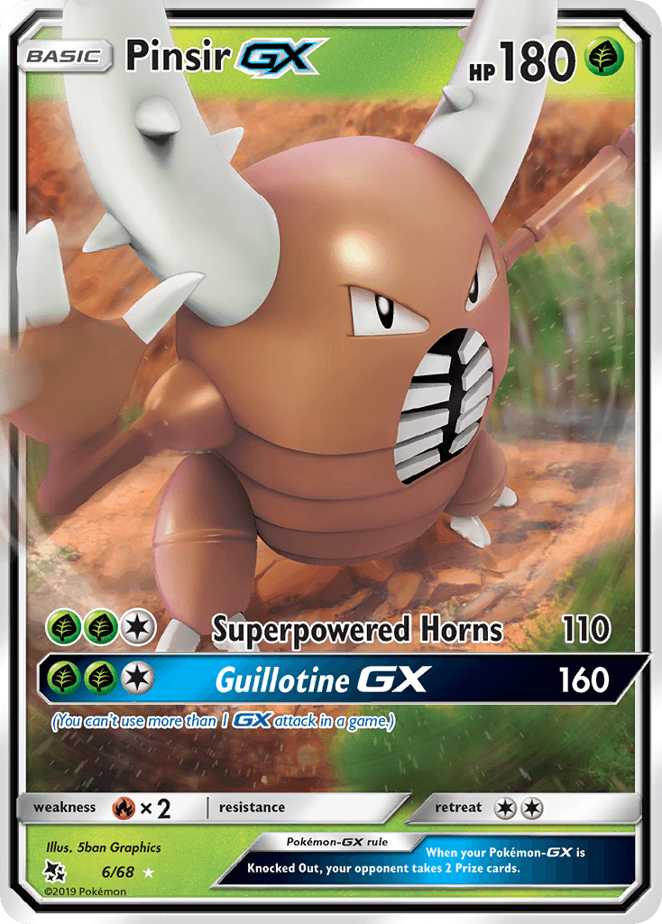 Pinsir-GX Pokémon card