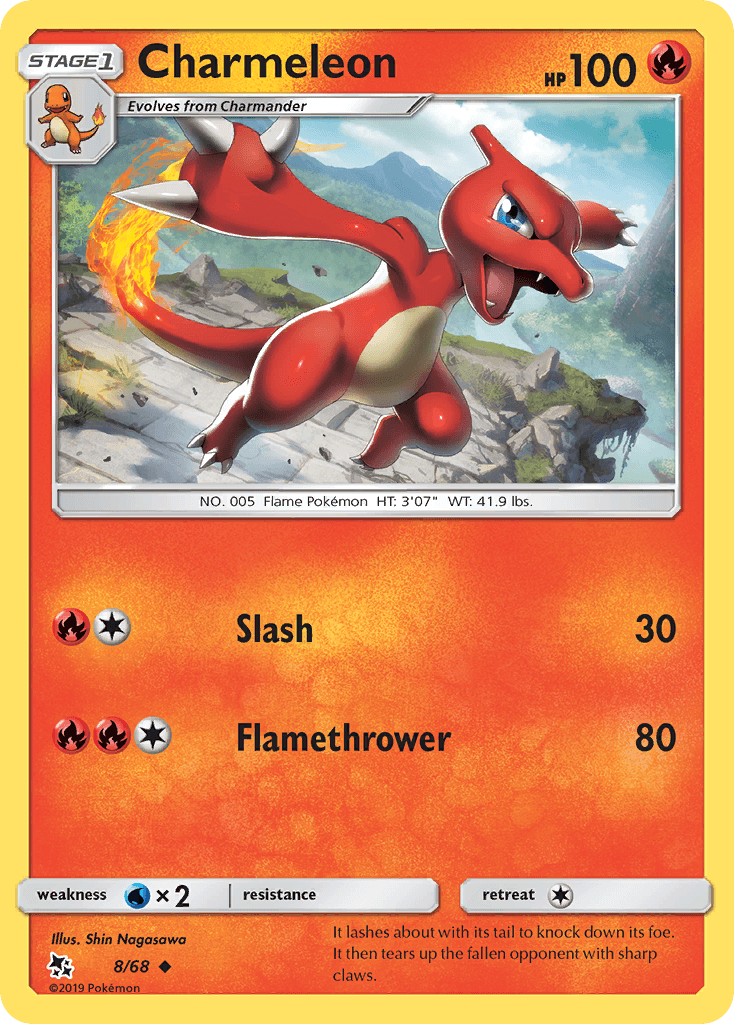 Charmeleon Pokémon card