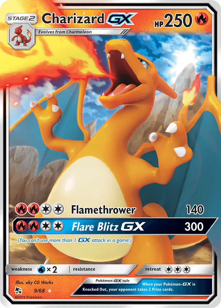 Charizard-GX from Hidden Fates