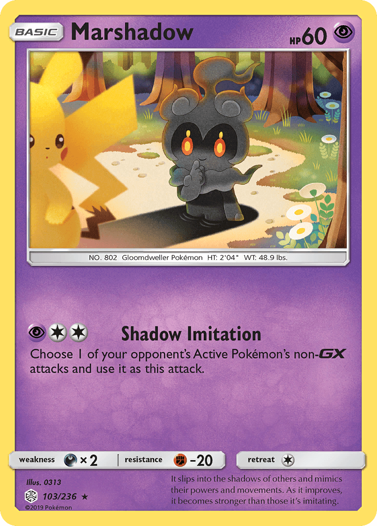 Marshadow Pokémon card