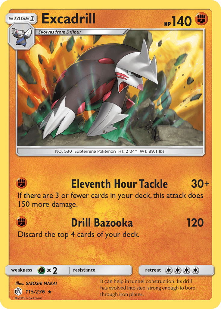 Excadrill Pokémon card