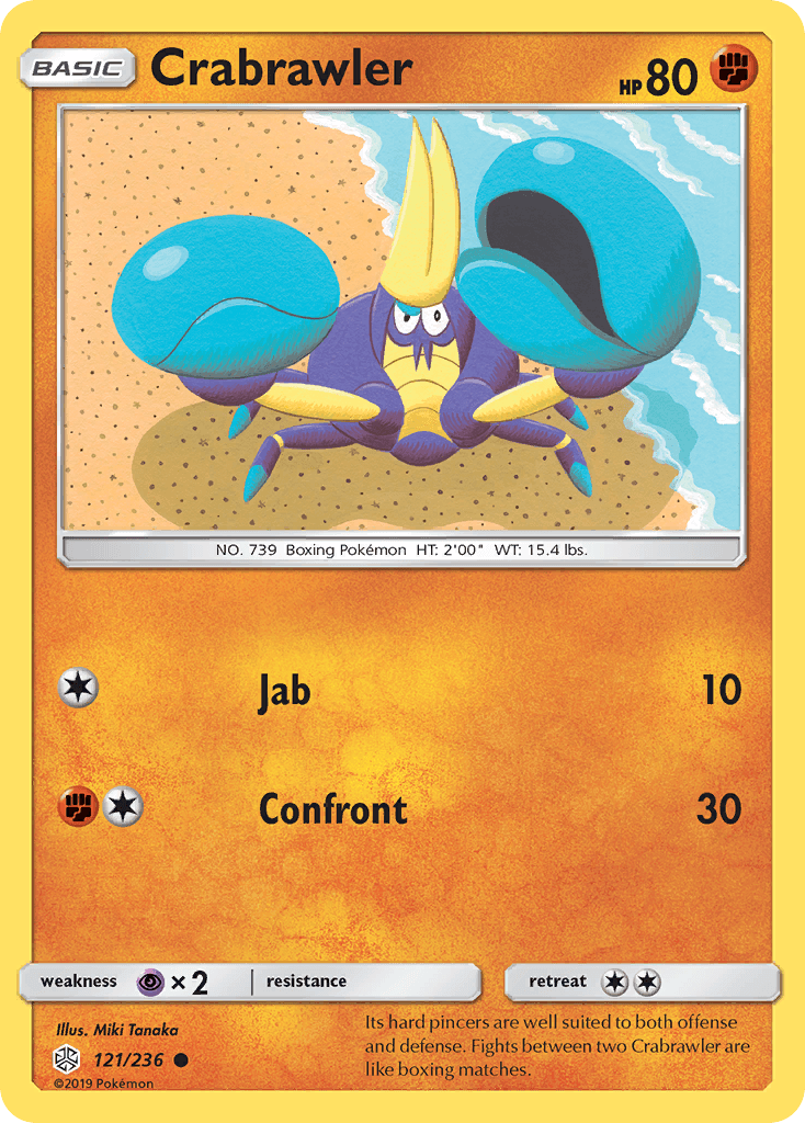Crabrawler Pokémon card