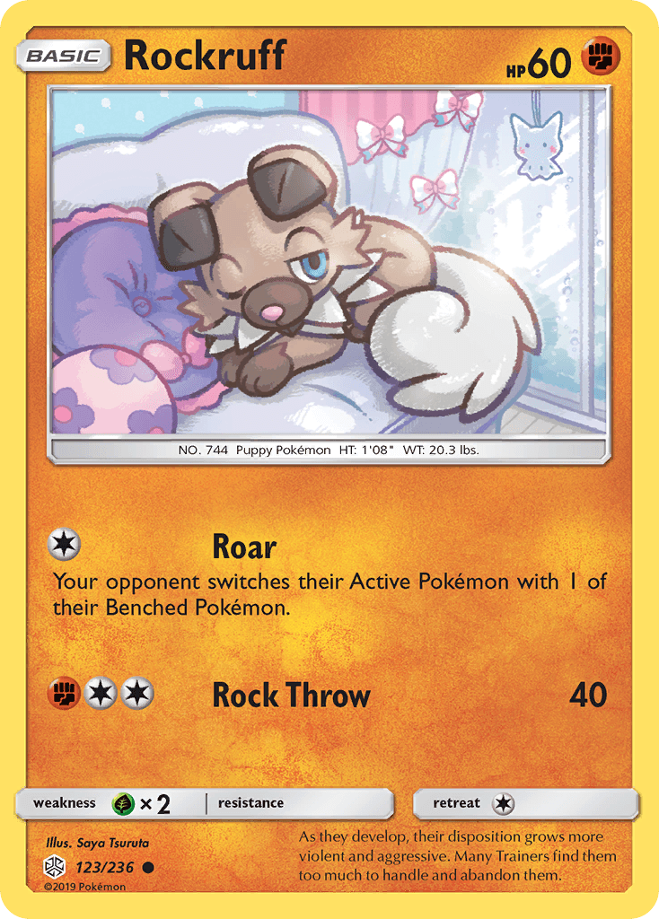 Rockruff Pokémon card