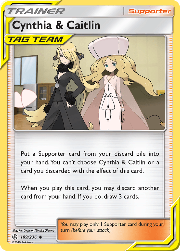 Cynthia & Caitlin illustrated by Ken Sugimori