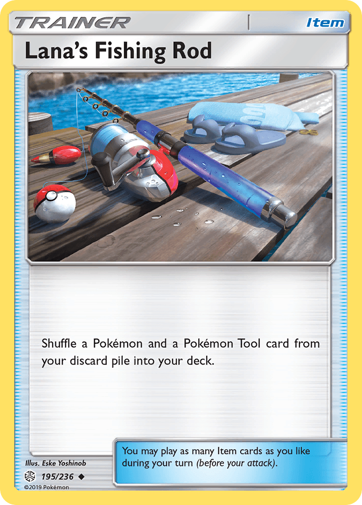Lana's Fishing Rod Pokémon card