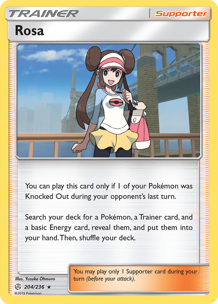 Rosa Pokémon card