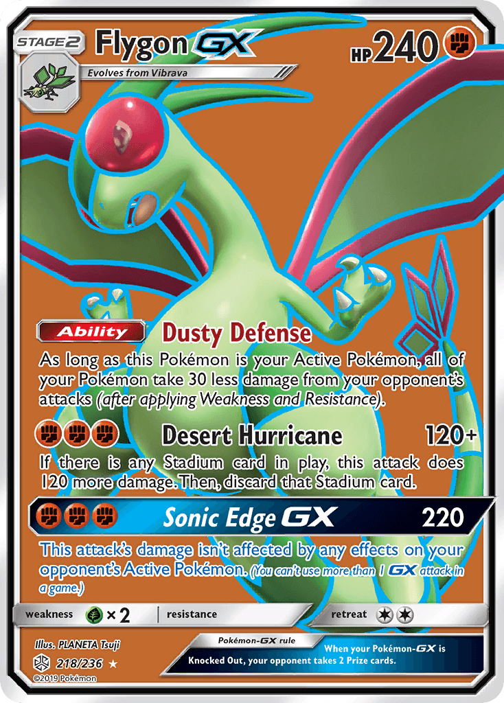 Flygon-GX Pokémon card