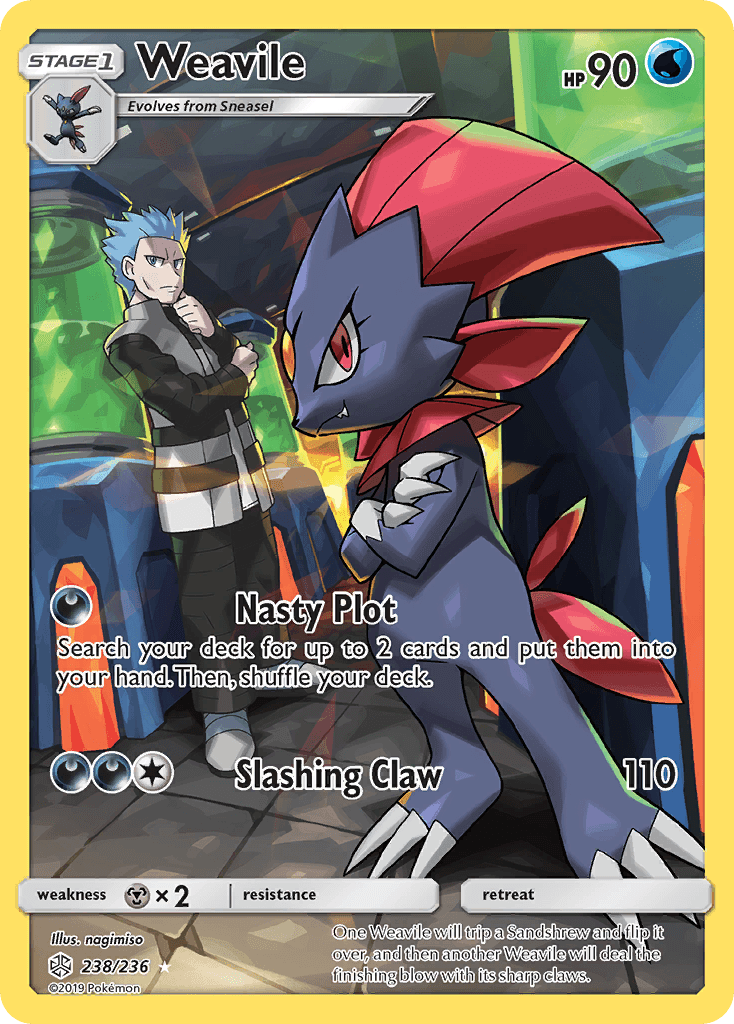 Weavile Pokémon card