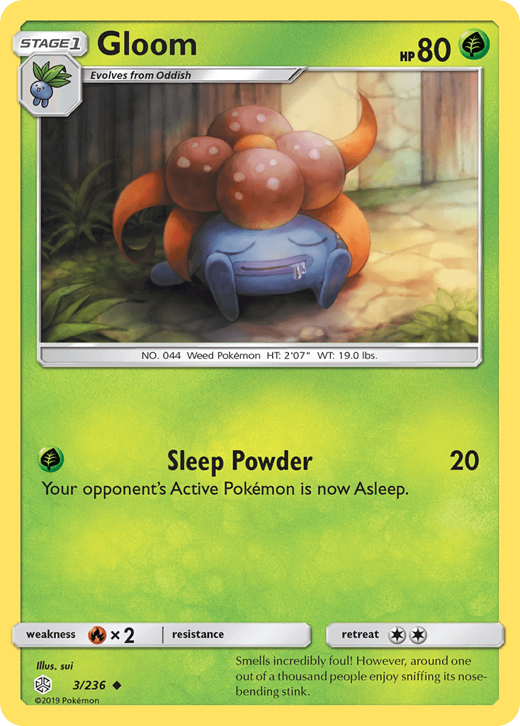 Gloom Pokémon card