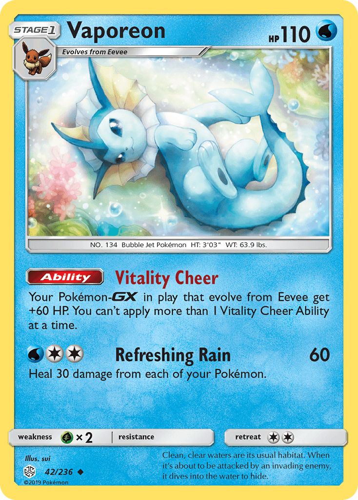 Vaporeon from Cosmic Eclipse