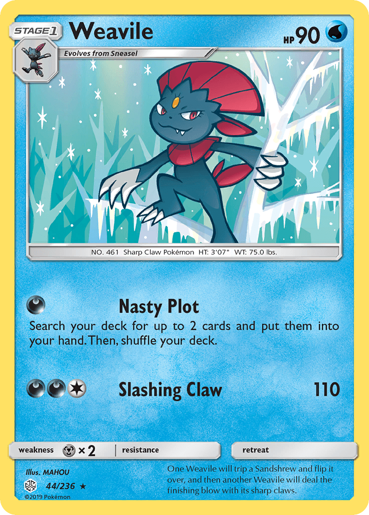 Weavile Pokémon card