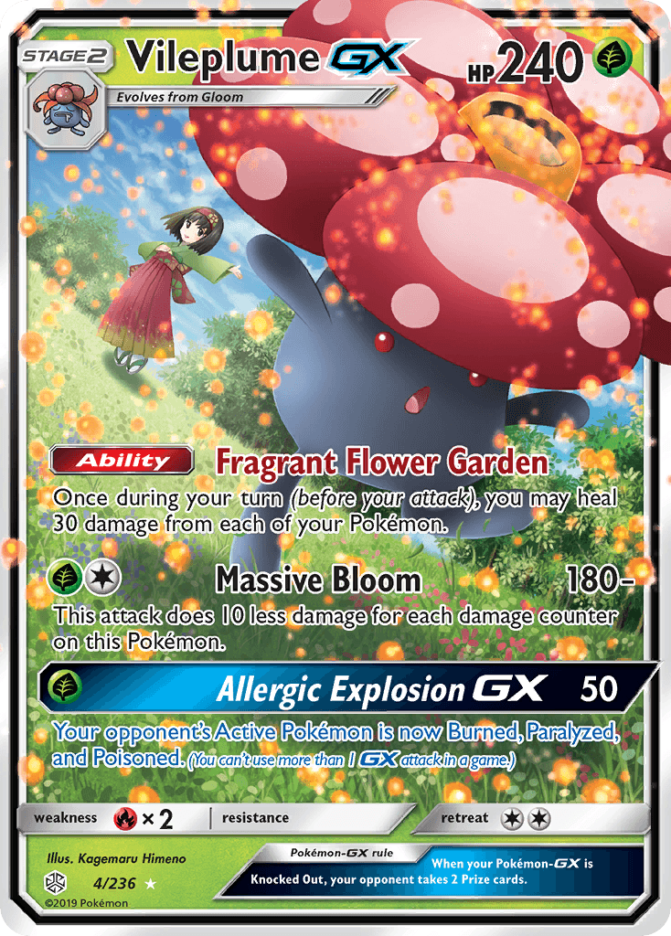 Vileplume-GX — Rare Holo GX
