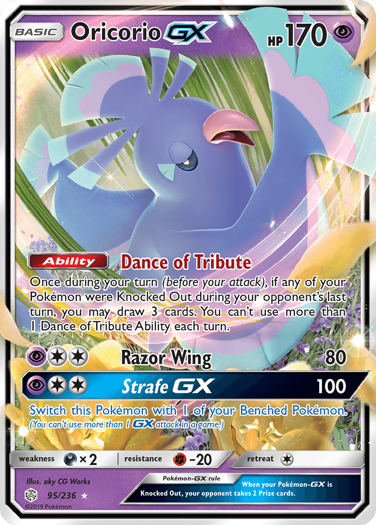 Oricorio-GX Pokémon card