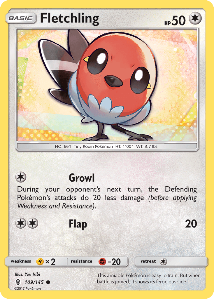Fletchling Pokémon card