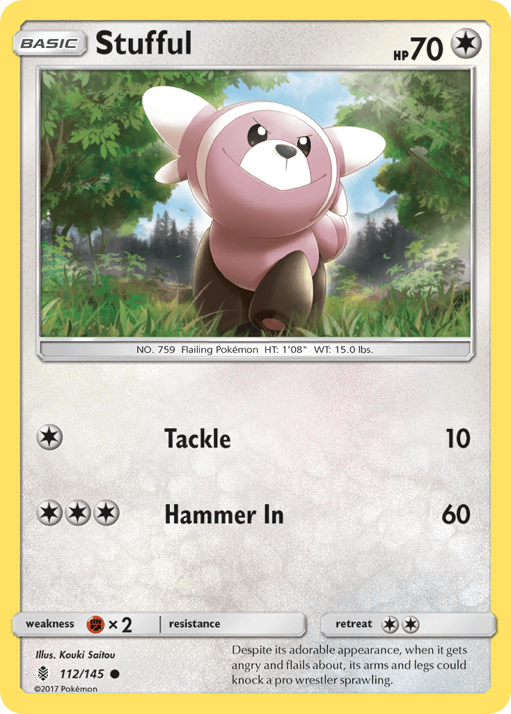 Stufful Pokémon card