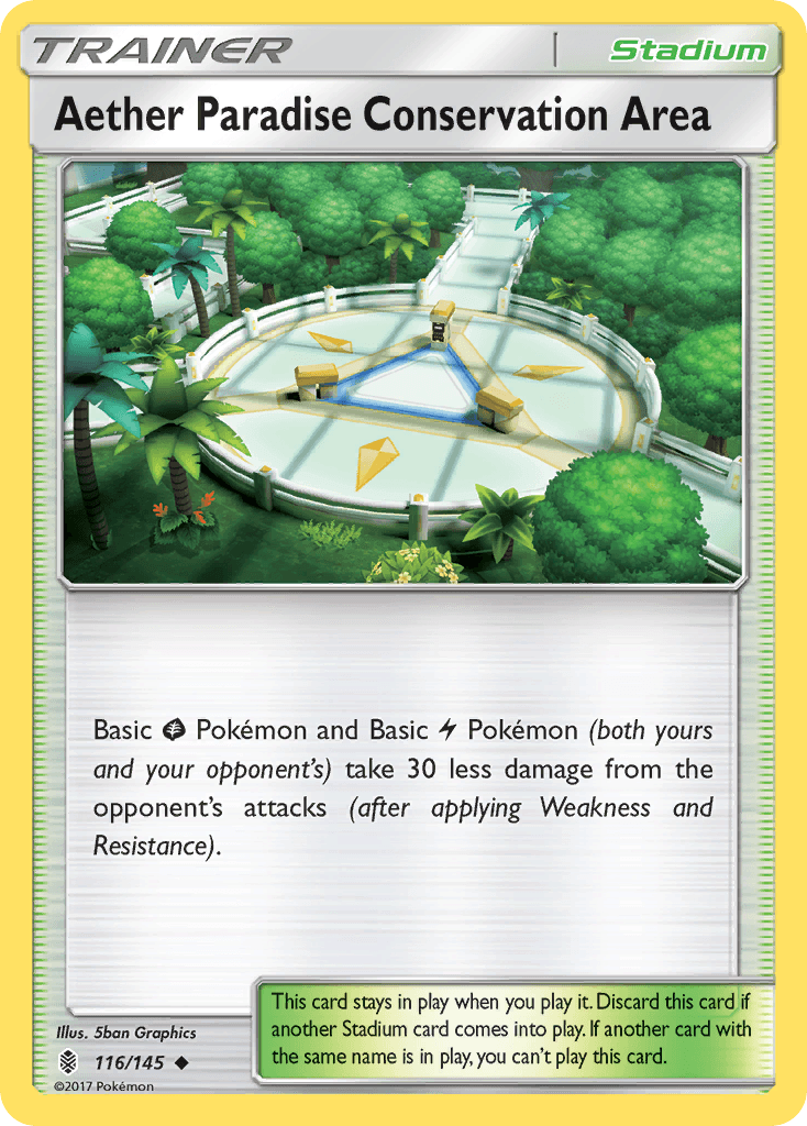 Aether Paradise Conservation Area Pokémon card