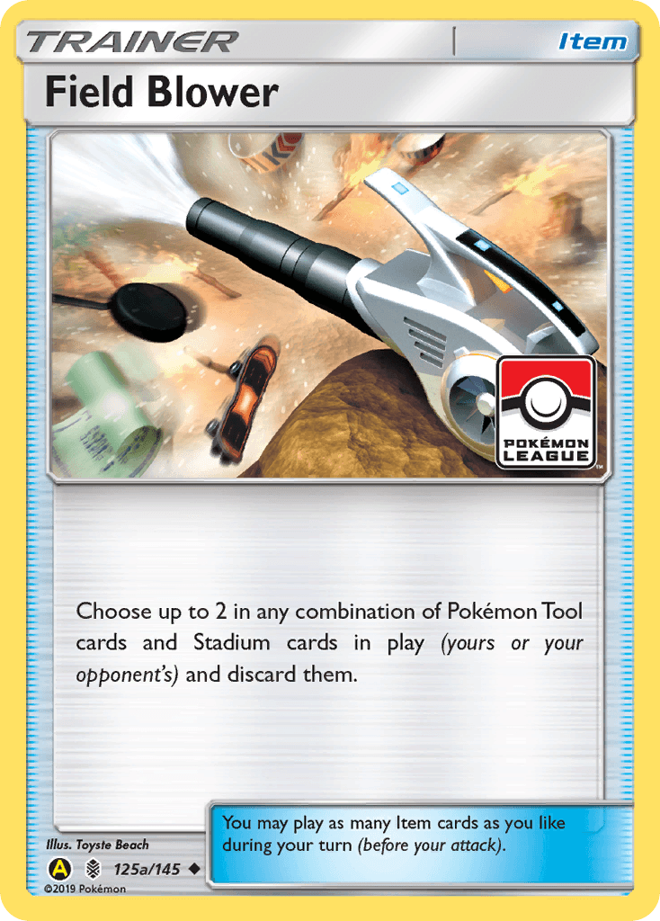 Field Blower Pokémon card
