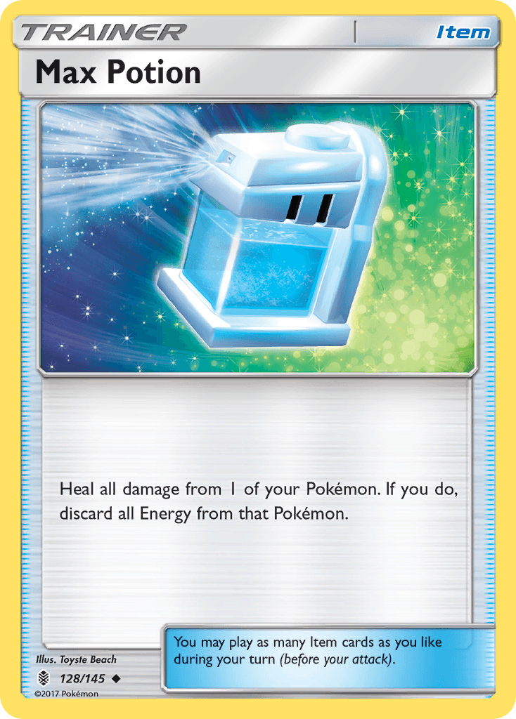 Max Potion Pokémon card