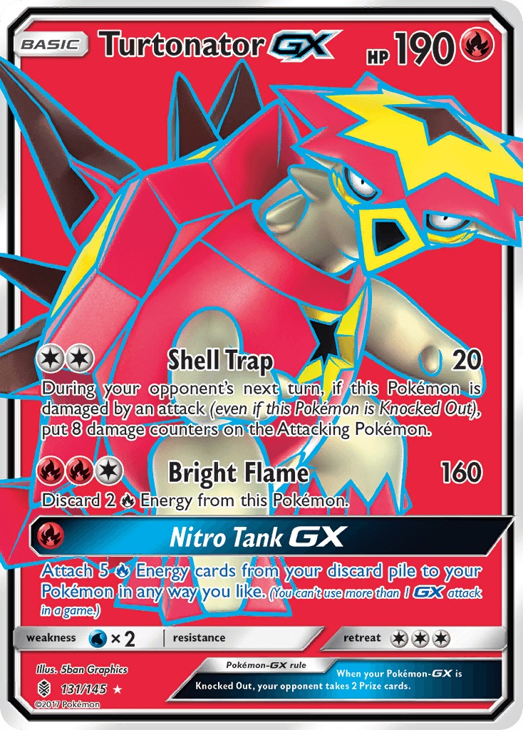 Turtonator-GX Pokémon card
