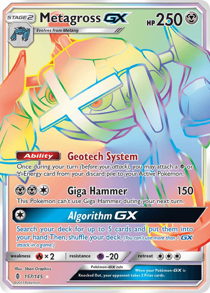 Metagross-GX Pokémon card
