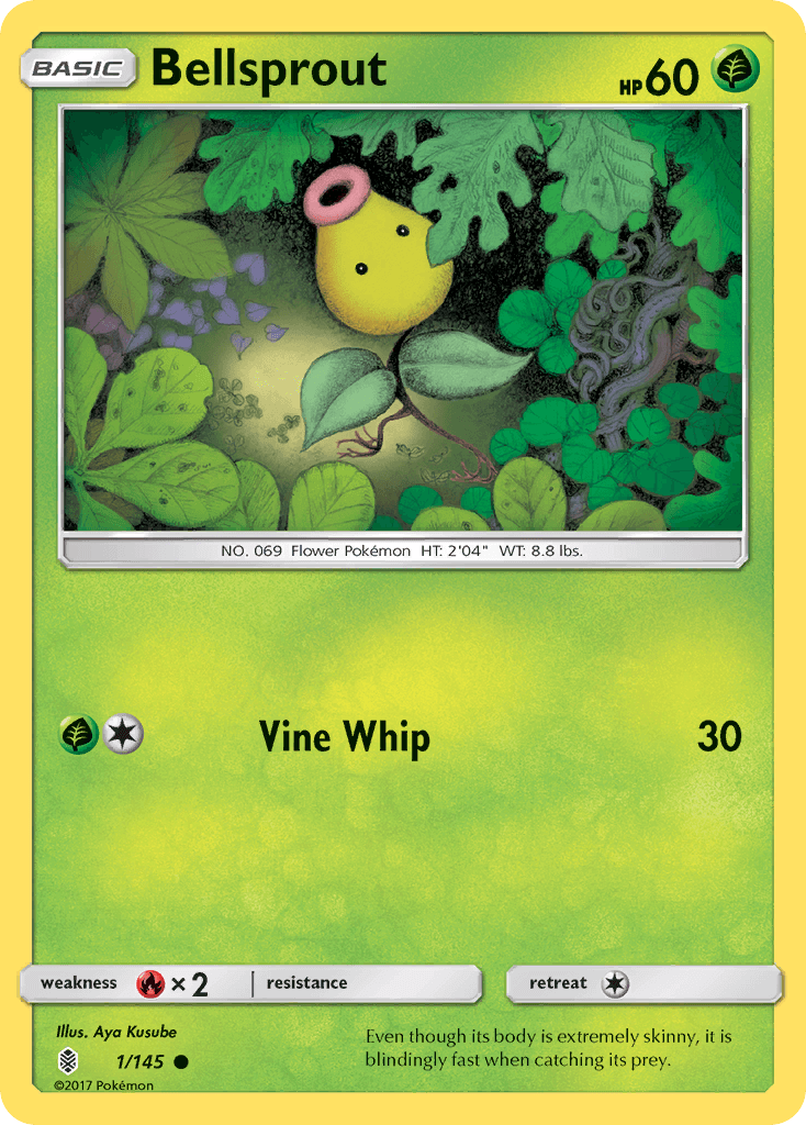 Bellsprout Pokémon card
