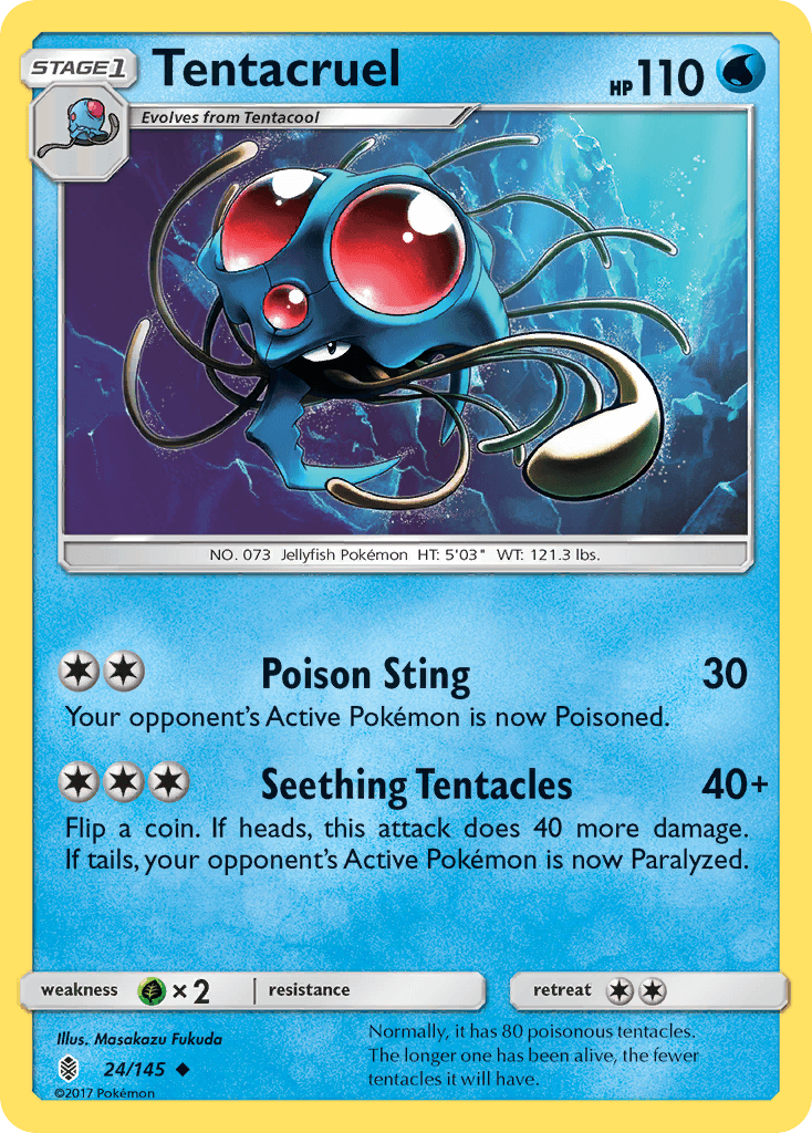 Tentacruel Pokémon card