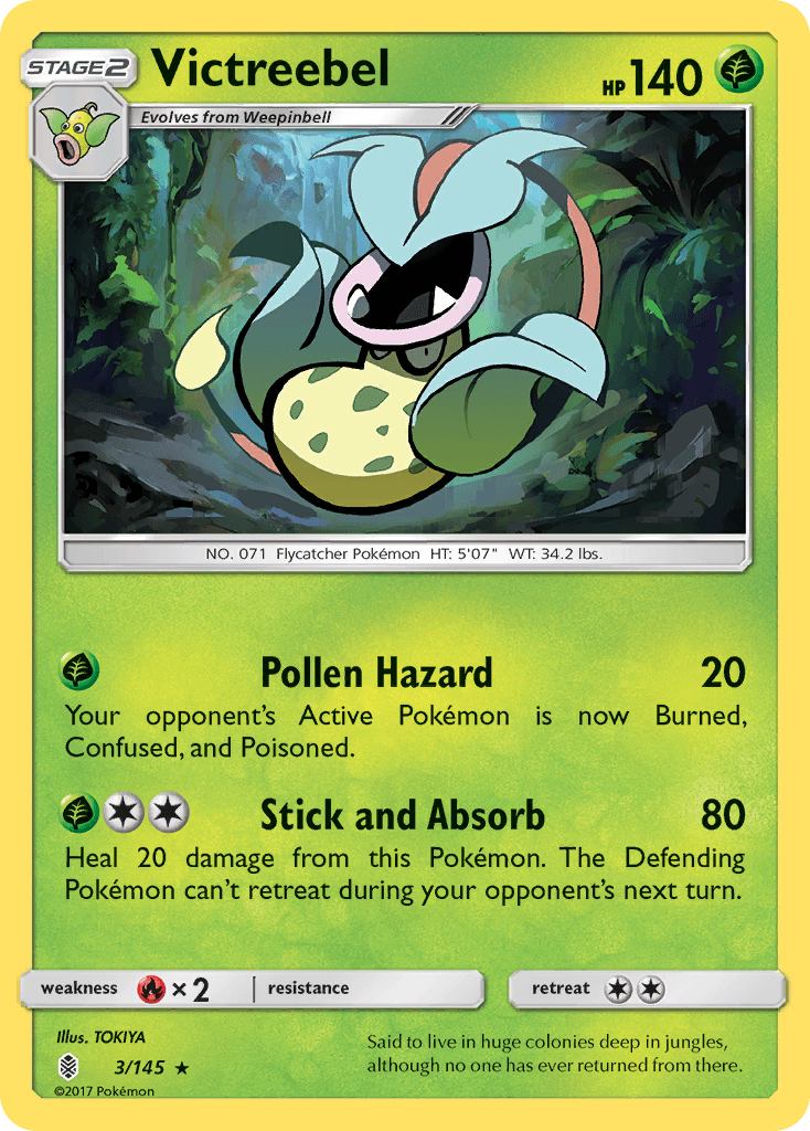 Victreebel Pokémon card
