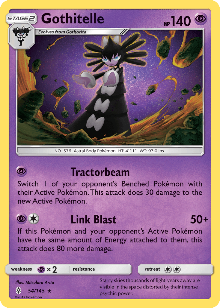 Gothitelle Pokémon card