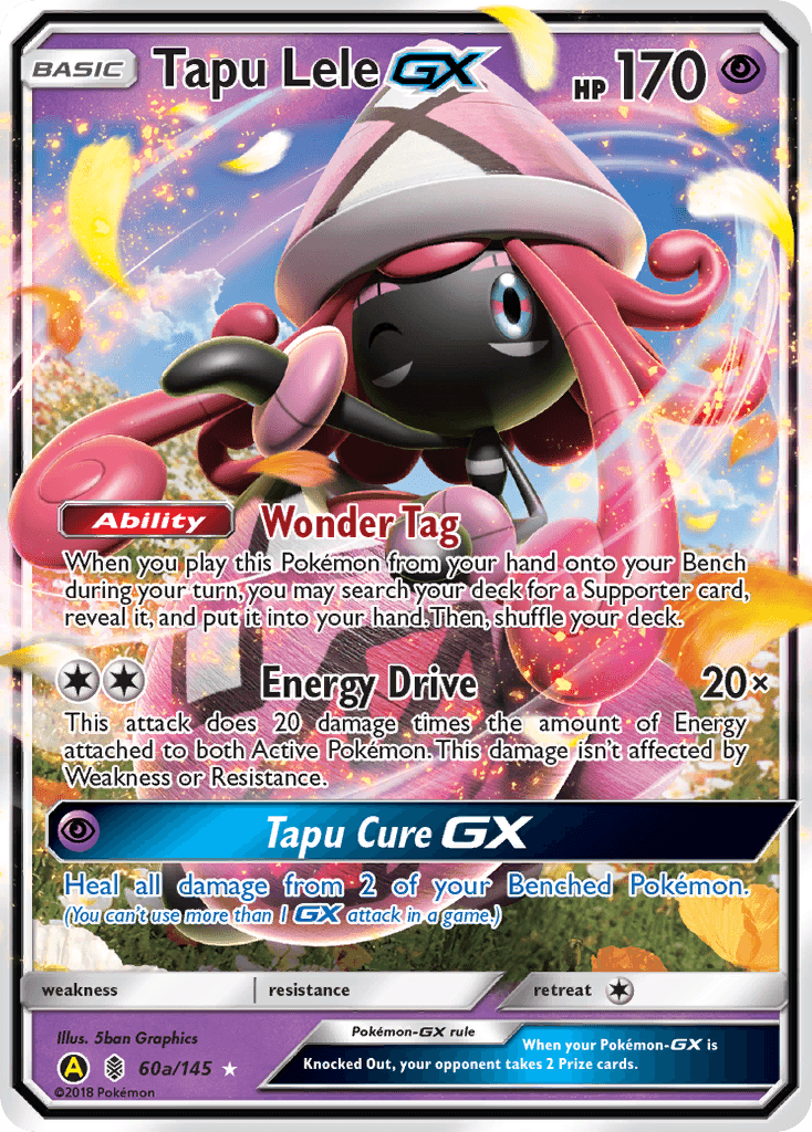 Tapu Lele-GX Pokémon card