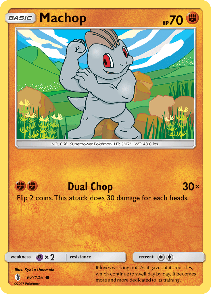 Machop Pokémon card