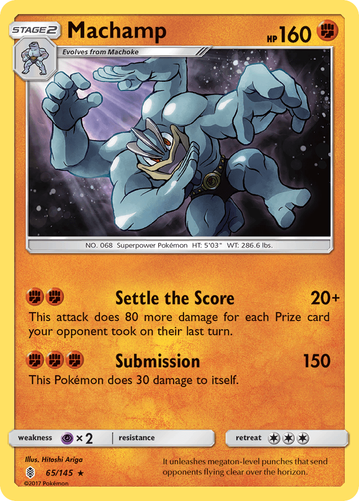 Machamp Pokémon card