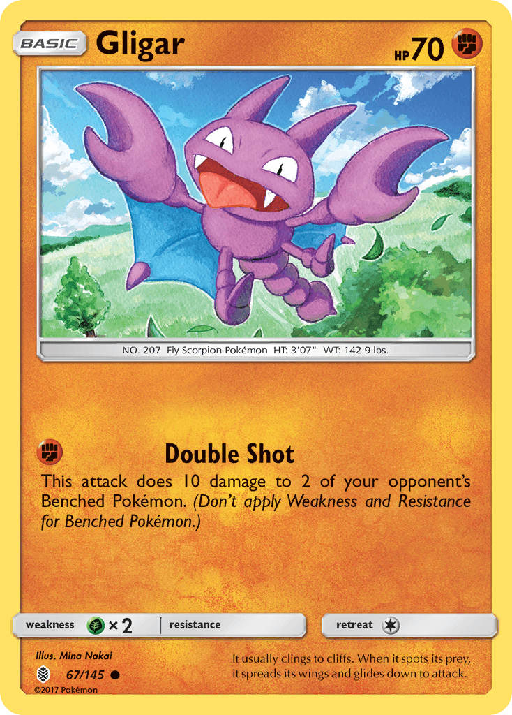 Gligar Pokémon card