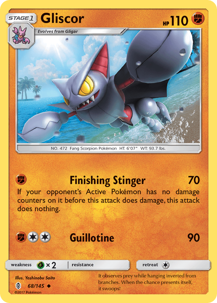 Gliscor Pokémon card