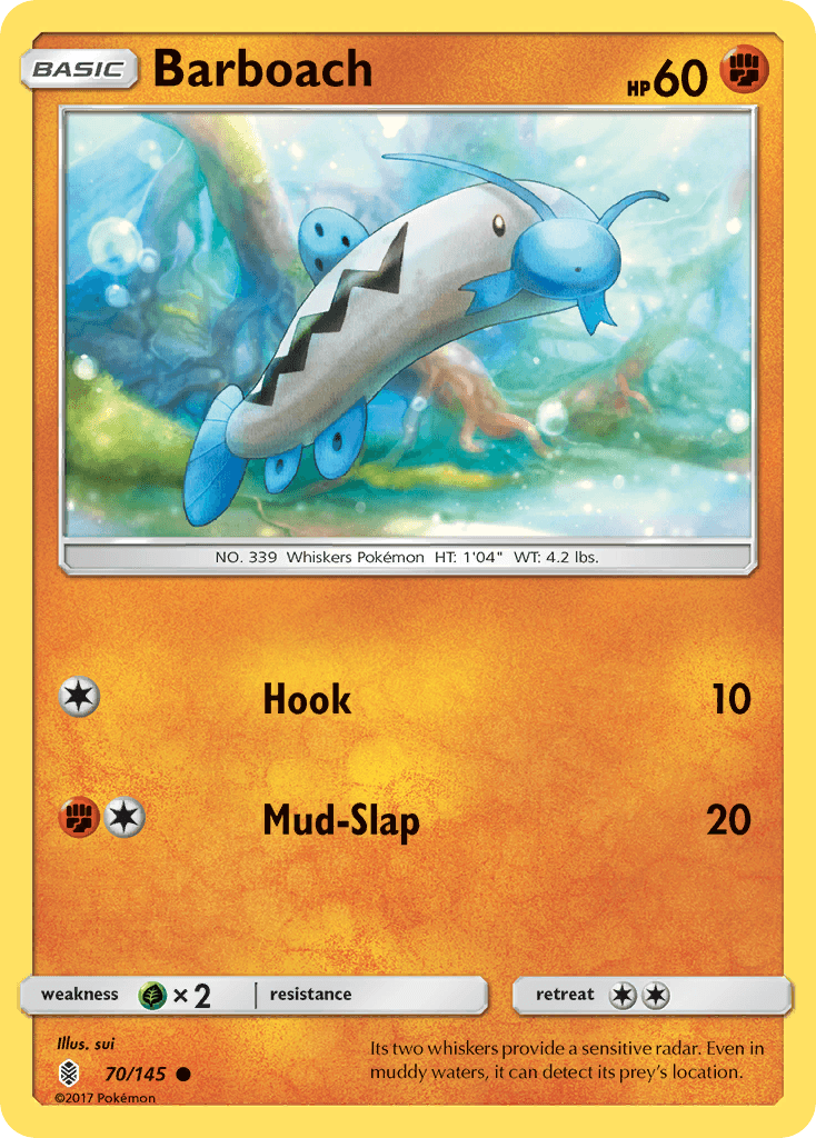 Barboach Pokémon card