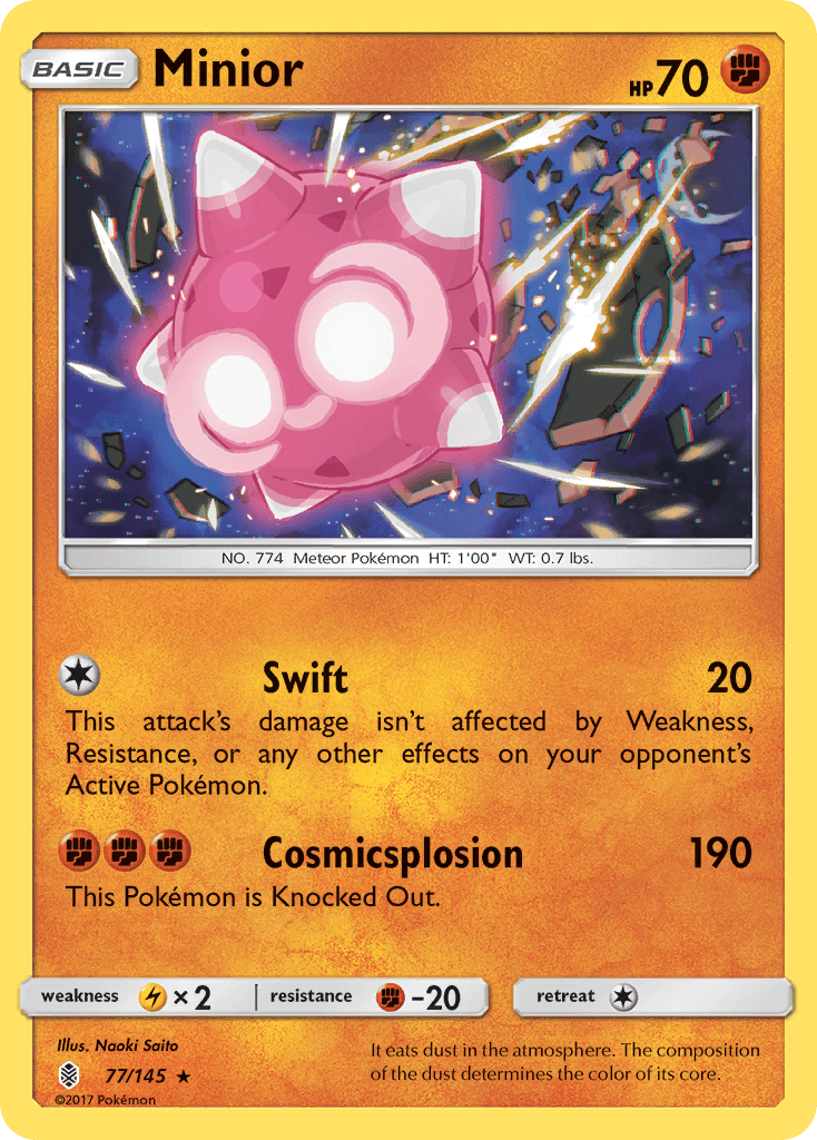 Minior Pokémon card