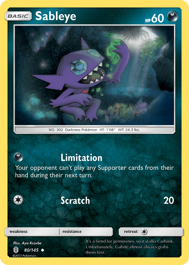 Sableye Pokémon card