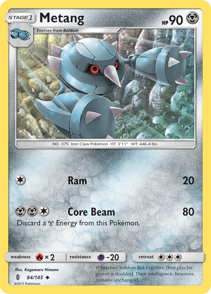 Metang Pokémon card