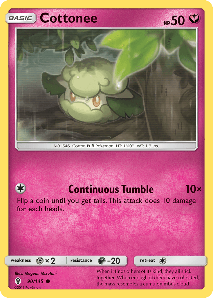 Cottonee Pokémon card