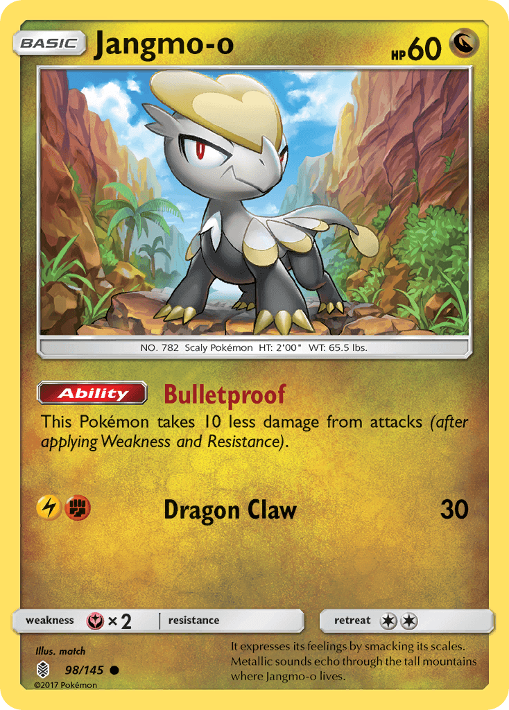 Jangmo-o Pokémon card