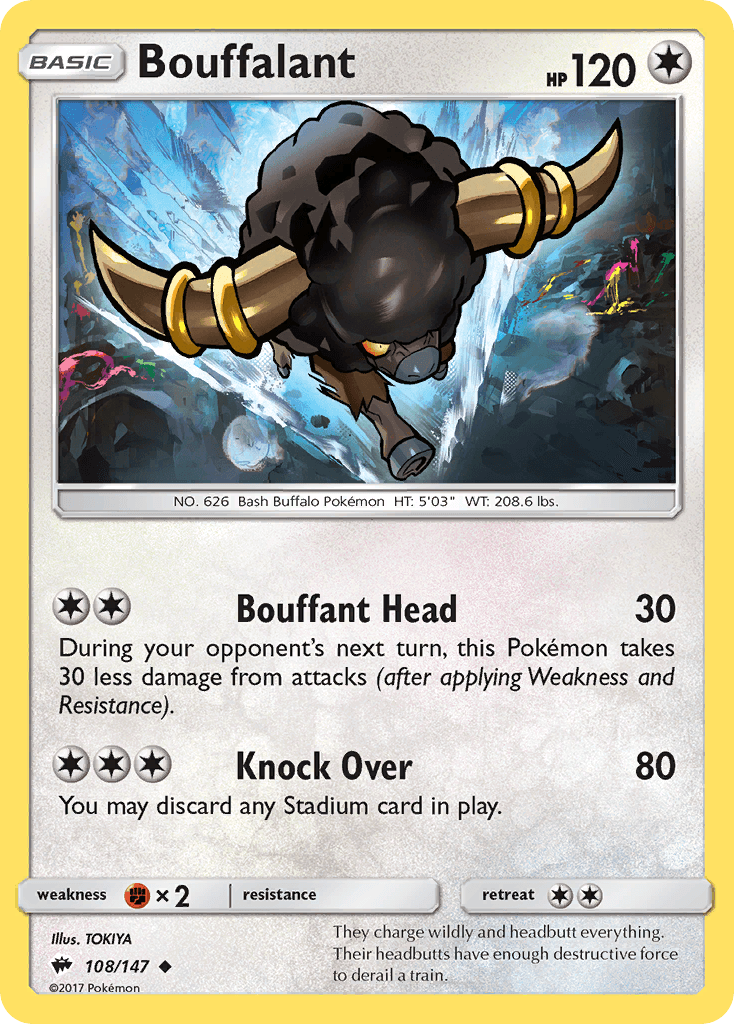 Bouffalant Pokémon card