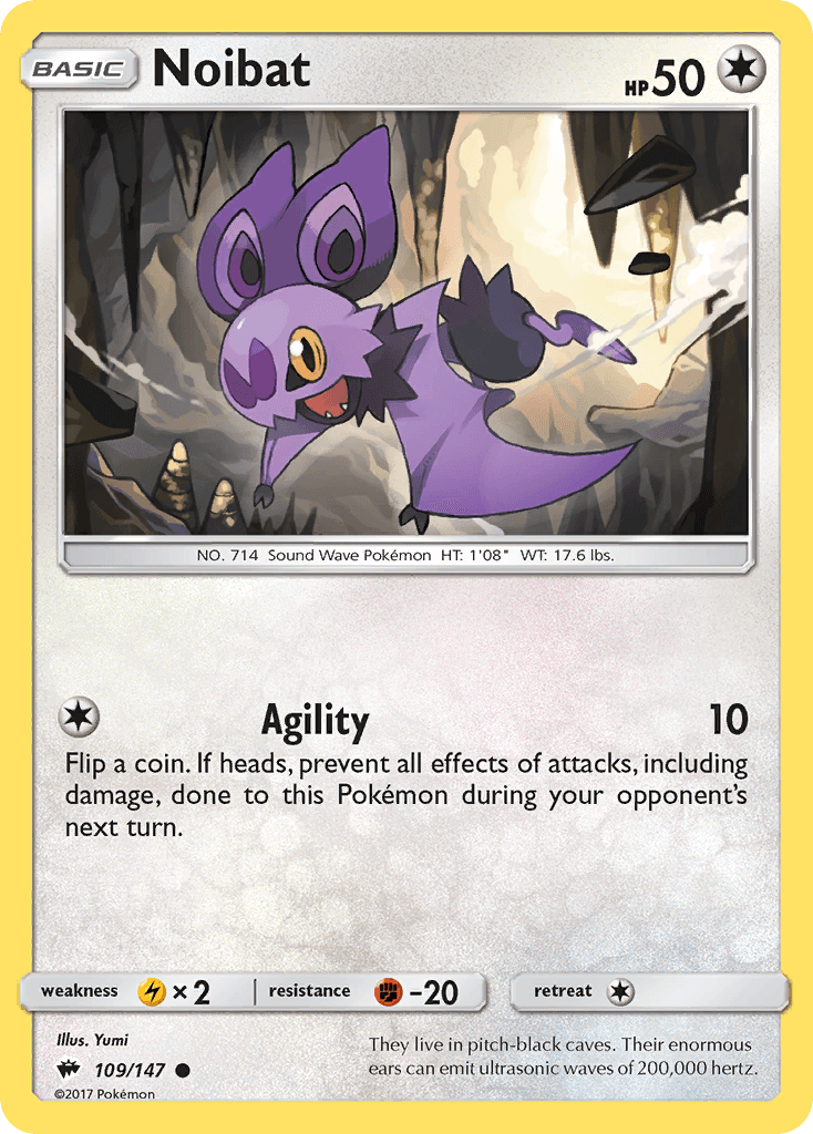 Noibat Pokémon card