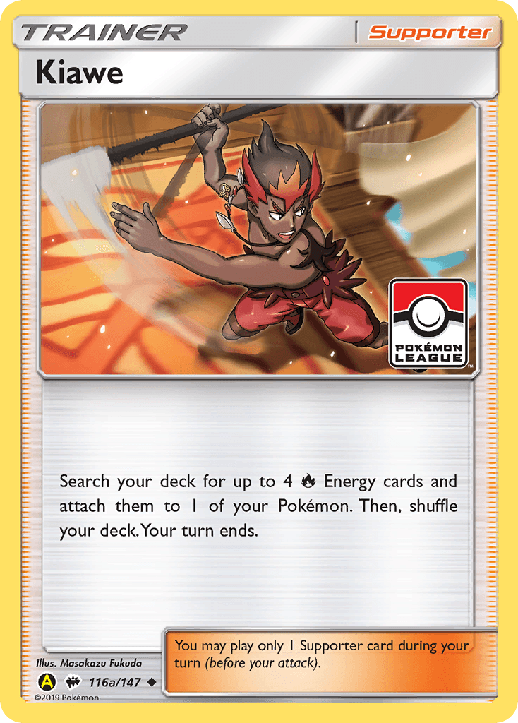 Kiawe Pokémon card