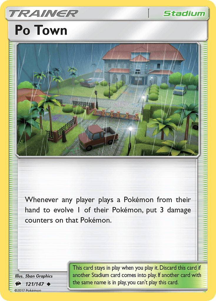Po Town Pokémon card