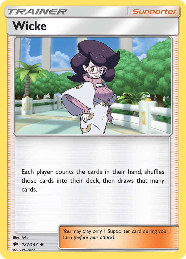 Wicke Pokémon card