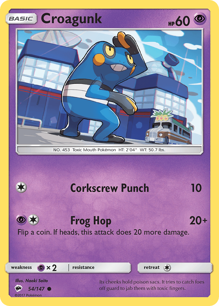 Croagunk Pokémon card