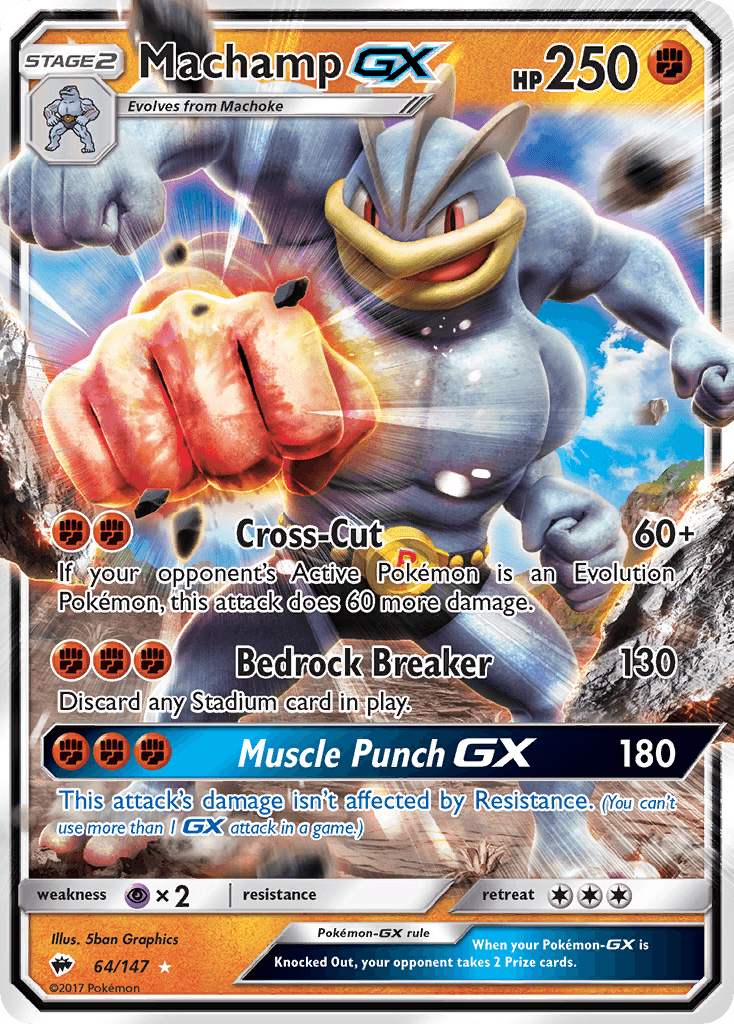 Machamp-GX from Burning Shadows