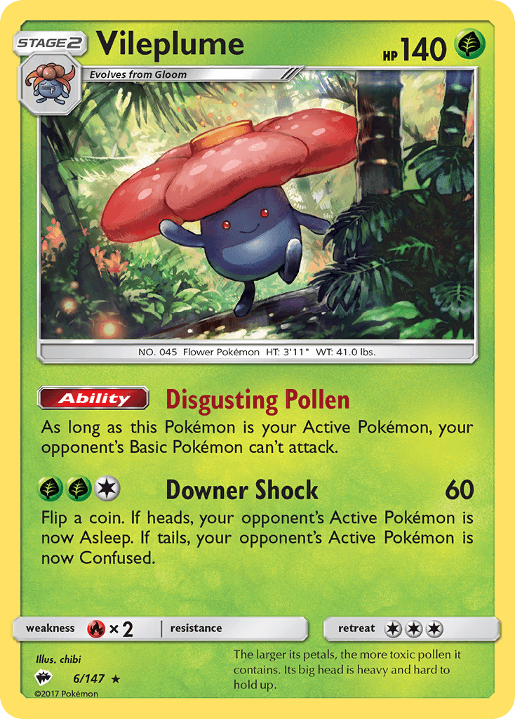 Vileplume Pokémon card